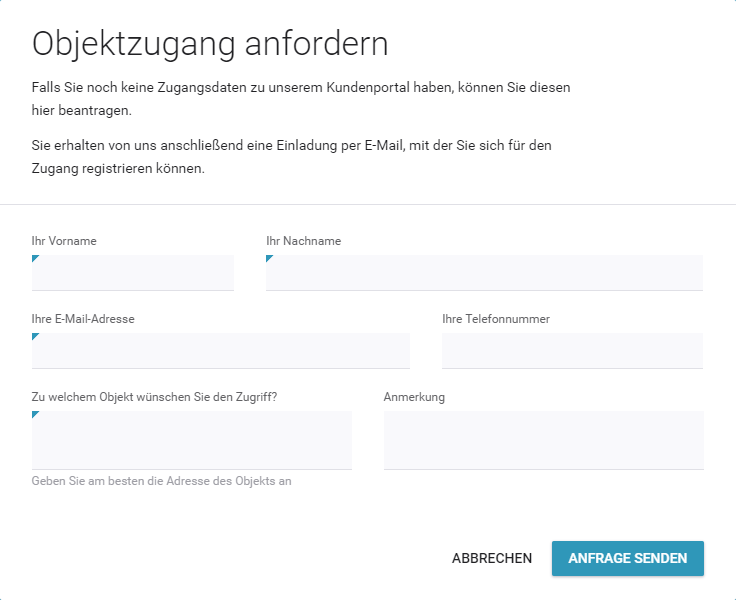 Zugang Kundenportal Buchta